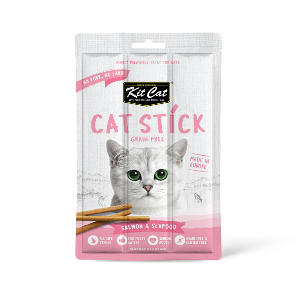 KitCat Cat Stick - Salmon & Seafood 1 3 x 15g