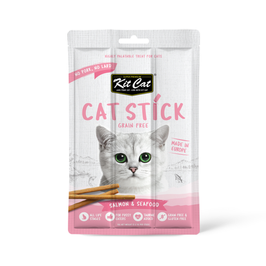 KitCat Cat Stick - Salmon & Seafood 1 3 x 15g