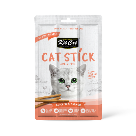 KitCat Cat Stick - Chicken & Salmon 3 x 15g