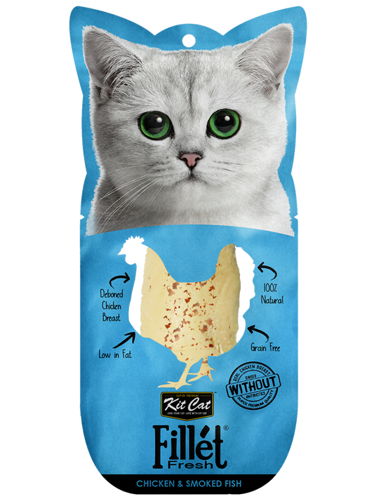 KitCat FilletFresh - Chicken & Smoked Fish - 30g