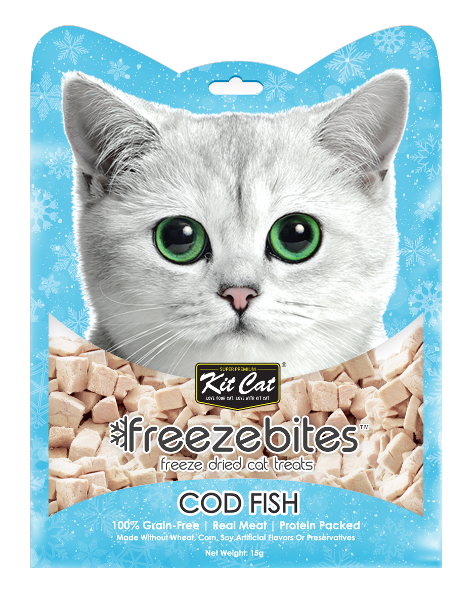 KitCat FreezeBites - Codfish - 2 x 15g