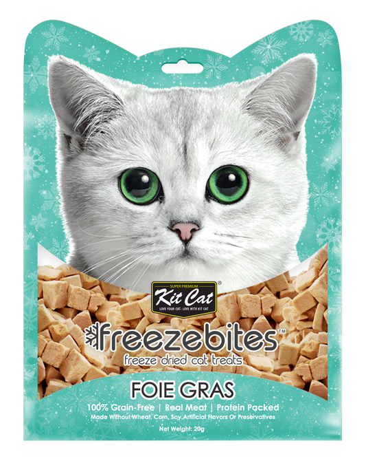 KitCat FreezeBites - Duck Liver (Foie Gras) - 2 x 20g