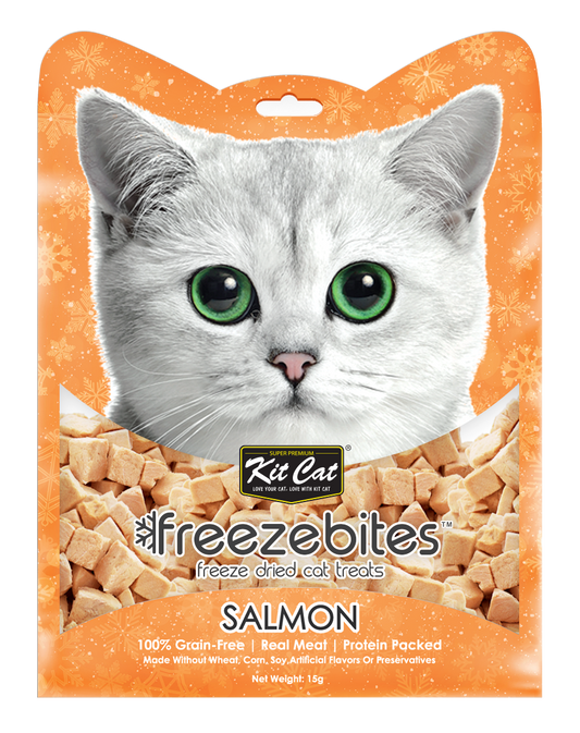 KitCat FreezeBites - Salmão - 2 x 15g