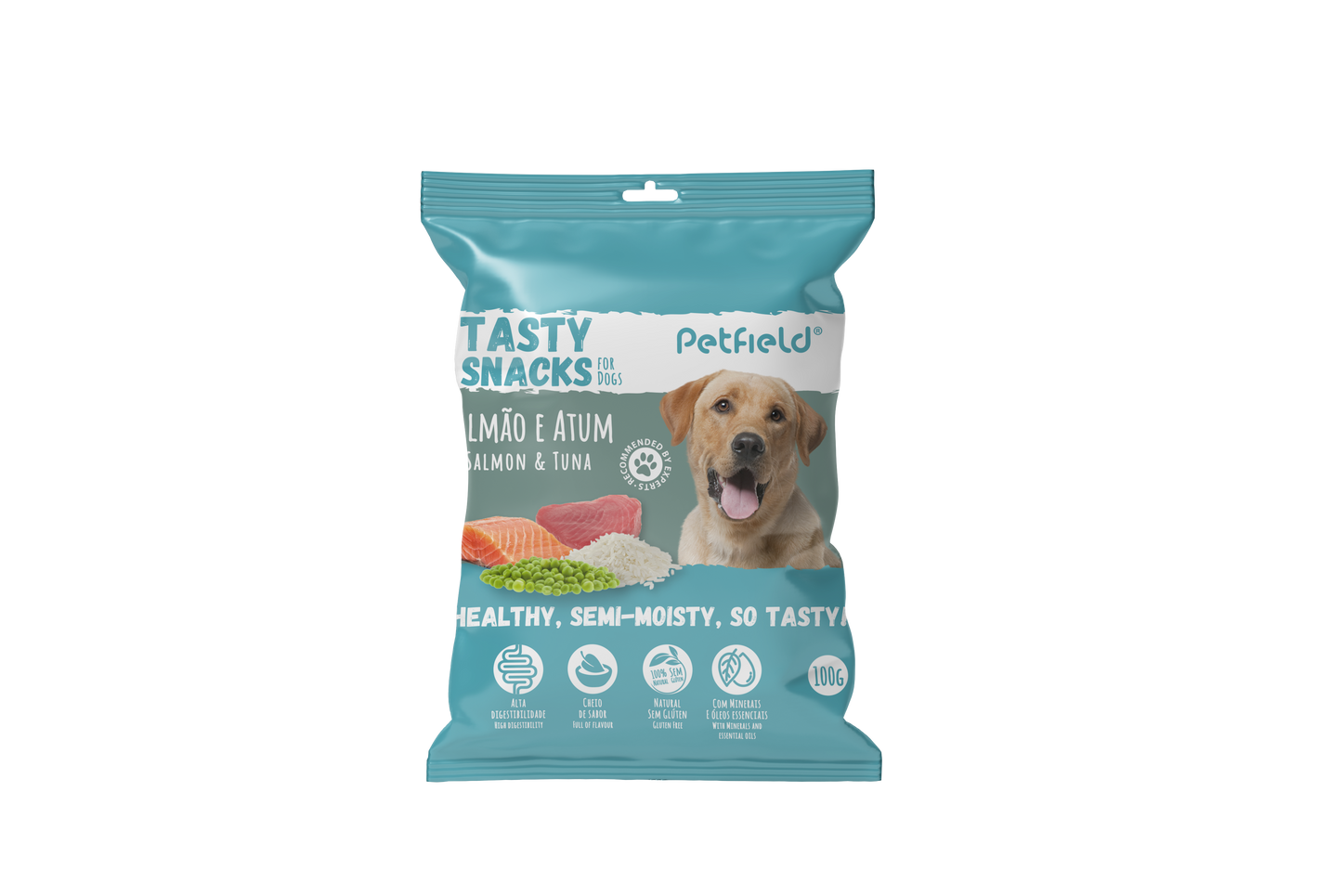 Petfield Tasty Snacks Salmon & Tuna - 100g