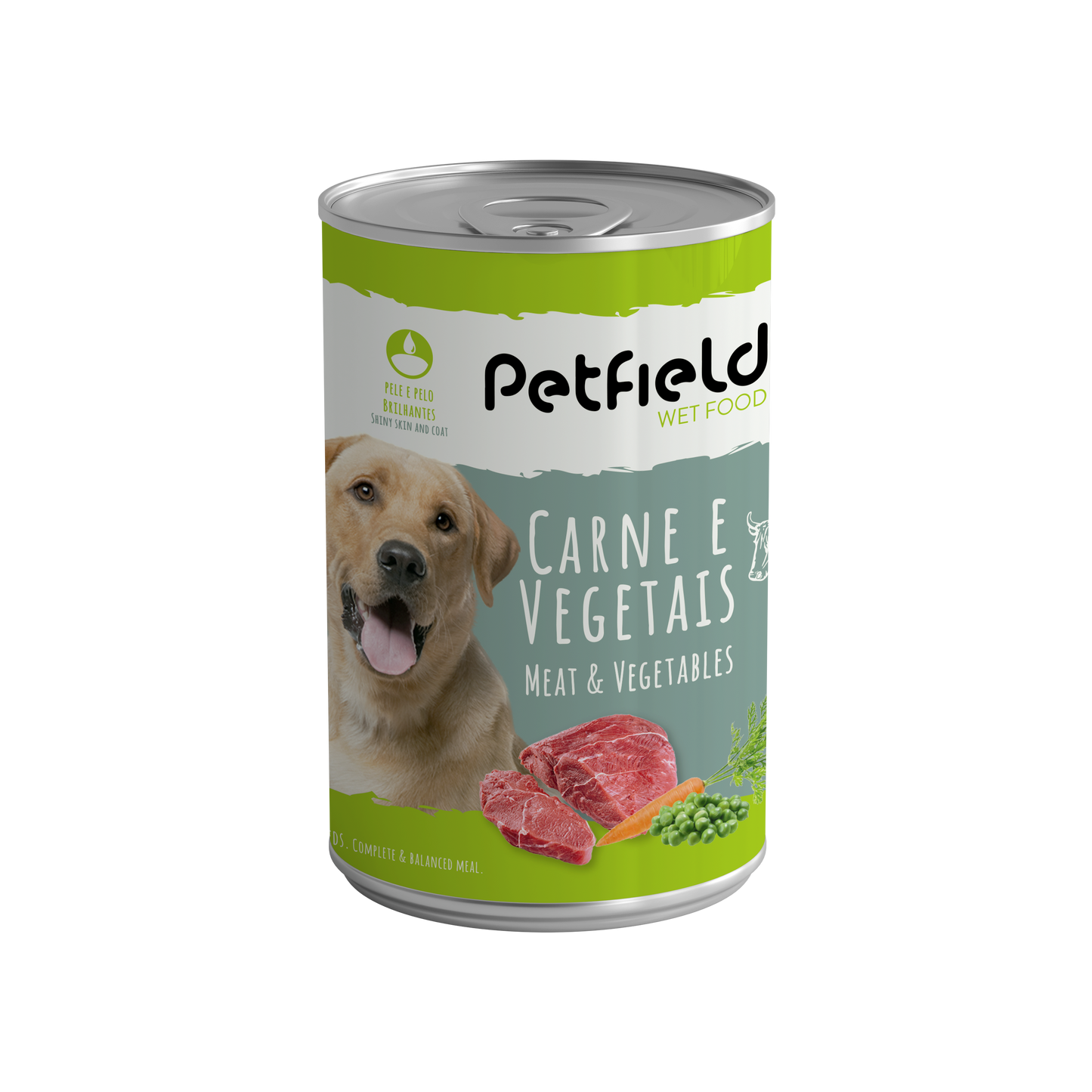 Petfield Wetfood Dog Meat & vegetables - 1250g