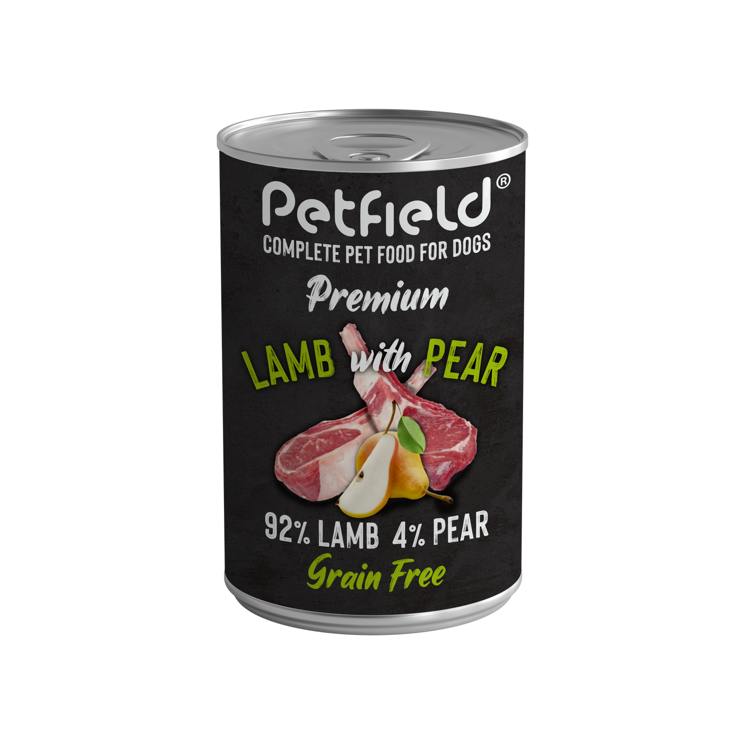 Petfield Wetfood Dog Lamb & Pear (400 g)