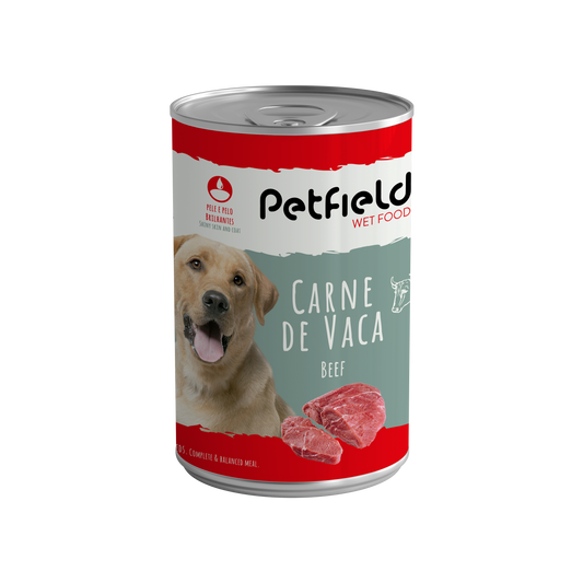 Petfield Wetfood Dog Beef - 410g