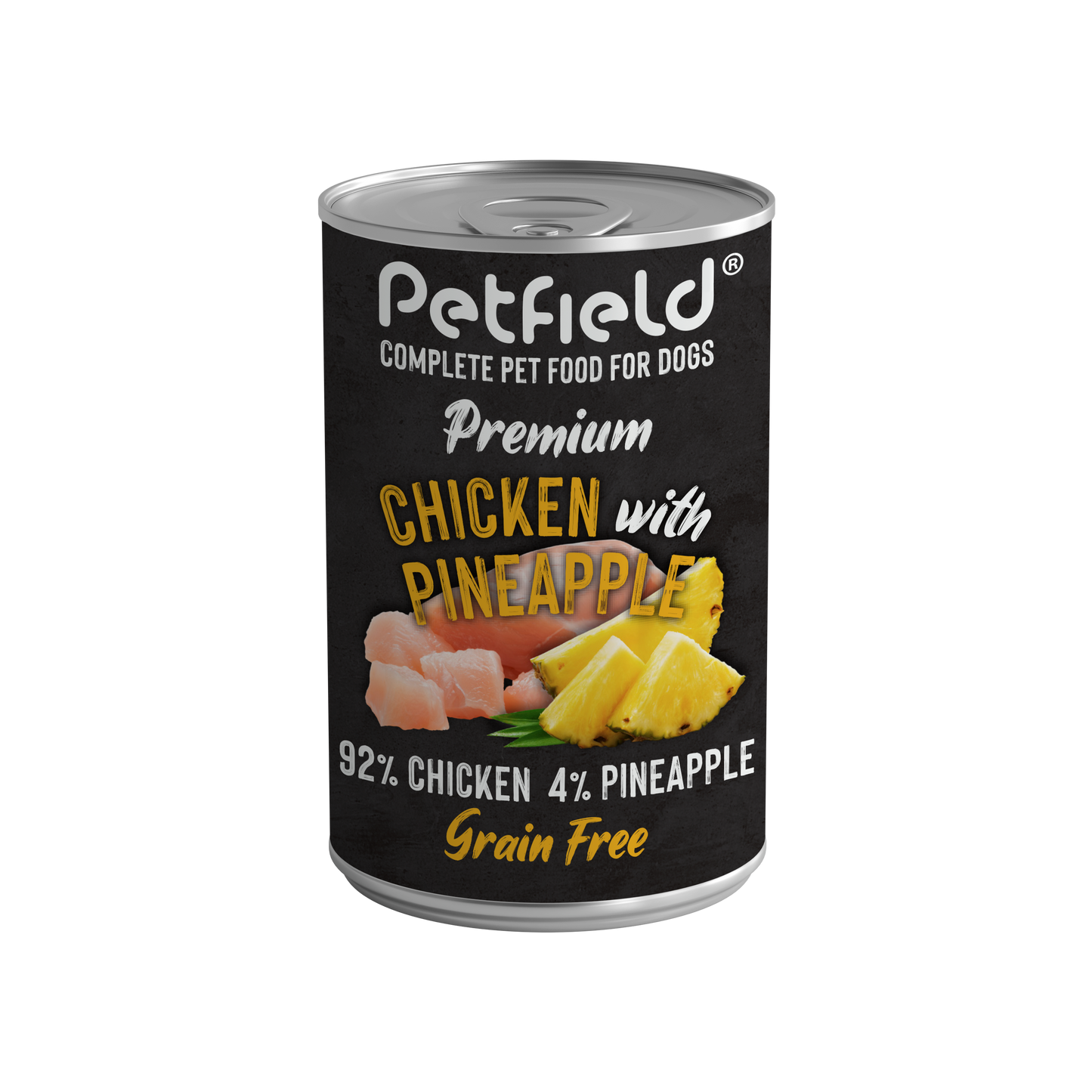 Petfield Wetfood Dog Chicken & Pineapple (400 g)