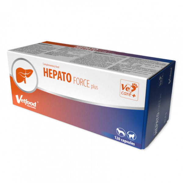 VETFOOD - HepatoForce Plus - Suplemento Para Disfunções Hepáticas