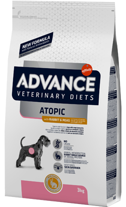 Advance Vet Dog Medium-Maxi Atopic with Rabbit & Peas