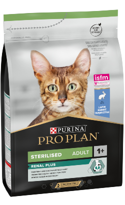 Pro Plan Cat OptiRenal Sterilised Adult Rabbit & Rice